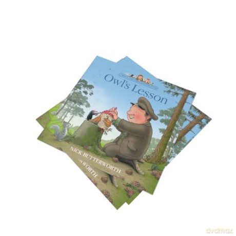 Owl's Lesson: A funny illustrated children's picture book about Percy the Park Keeper from the bestselling creator of One Snowy Night (A Percy the Park Keeper Story) - Nick Butterworth [KSIĄŻKA]