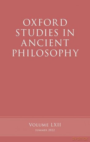 Oxford Studies in Ancient Philosophy, Volume 62: Summer 2022 [KSIĄŻKA]