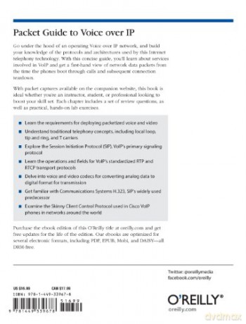 Packet Guide to Voice Over IP: A System Administrator's Guide to Voip Technologies [KSIĄŻKA]