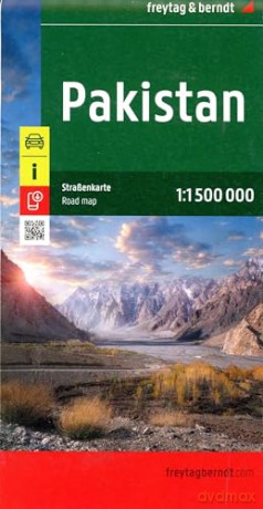 Pakistan Road Map 1:1,500,000 scale