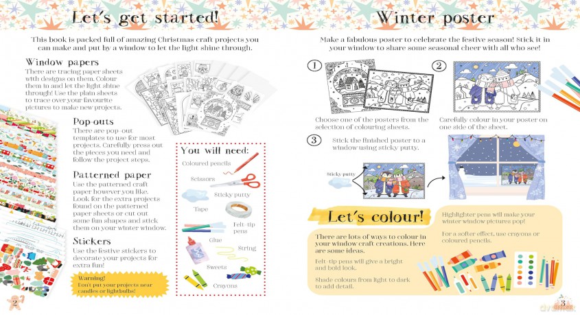 Paper Craft Winter Windows: Creative window art with tracing paper - Toni Stemp [KSIĄŻKA]