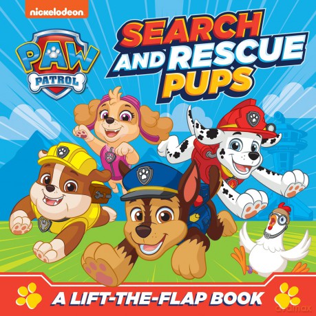PAW Patrol Search and Rescue Pups: A lift-the-flap book: Brand New lift-the-flap board book, perfect gift for PAW Patrol fans aged 1, 2, 3 years and over - Paw Patrol [KSIĄŻKA]