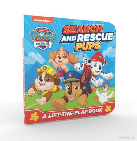PAW Patrol Search and Rescue Pups: A lift-the-flap book: Brand New lift-the-flap board book, perfect gift for PAW Patrol fans aged 1, 2, 3 years and over - Paw Patrol [KSIĄŻKA]