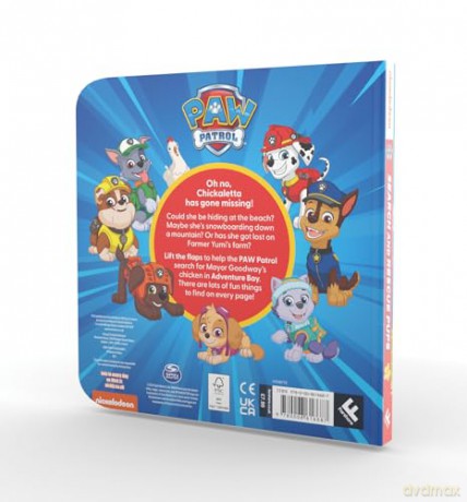 PAW Patrol Search and Rescue Pups: A lift-the-flap book: Brand New lift-the-flap board book, perfect gift for PAW Patrol fans aged 1, 2, 3 years and over - Paw Patrol [KSIĄŻKA]