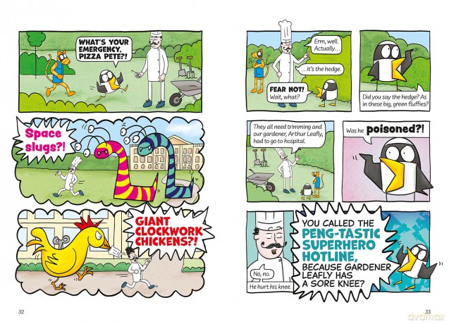 Peng and Spanners: When Pigs Go Bad!: For fans of Bunny vs Monkey and Dogman - Steve Webb [KSIĄŻKA]