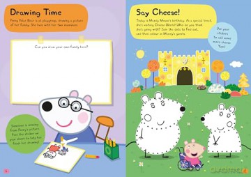 Peppa Pig: Fantastic Families Sticker Activity Book [KSIĄŻKA]