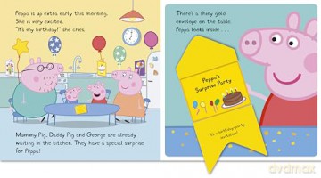 Peppa Pig: Peppa's Surprise Party: A Lift-the-Flap Book - Peppa Pig [KSIĄŻKA]