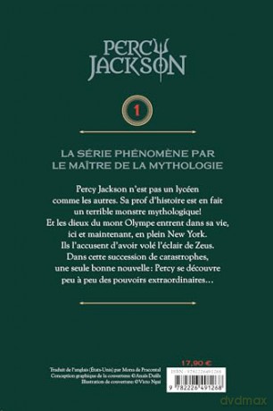 Percy Jackson et les Olympiens T1 - Le Voleur de foudre (Edition 2023-Série Disney+): Tome 1 Le Voleur de foudre [KSIĄŻKA]