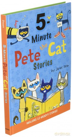 Pete the Cat: 5-Minute Pete the Cat Stories: Includes 12 Groovy Stories! - James Dean [KSIĄŻKA]