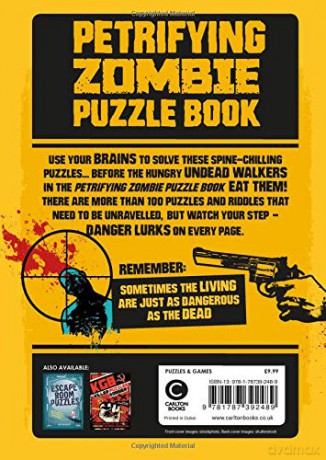 Petrifying Zombie Puzzle Book: Infectious puzzles inspired by the world of The Walking Dead - Jason Ward [KSIĄŻKA]