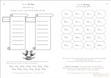 Phonic Books Dandelion Readers Reading and Writing Activities Set 1 Units 11-20: Consonant digraphs and simple two-syllable words (Phonic Books Beginner Decodable Readers) - Phonic Books [KSIĄŻKA]
