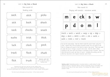 Phonic Books Dandelion Readers Reading and Writing Activities Set 2 Units 11-20: Consonant digraphs and simple two-syllable words (Phonic Books Beginner Decodable Readers) - Phonic Books [KSIĄŻKA]