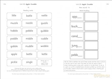 Phonic Books Dandelion Readers Reading and Writing Activities Set 2 Units 11-20: Consonant digraphs and simple two-syllable words (Phonic Books Beginner Decodable Readers) - Phonic Books [KSIĄŻKA]