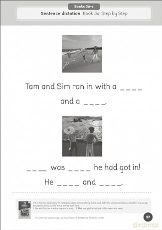 Phonic Books Moon Dogs Extras Set 2 Activities: Adjacent consonants and consonant digraphs (Phonic Books Catch Up Readers) - Phonic Books [KSIĄŻKA]