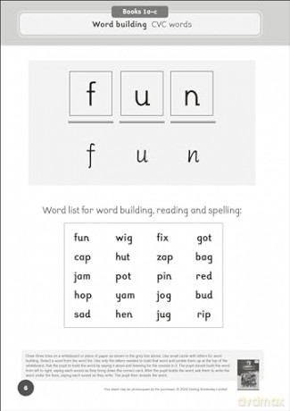 Phonic Books Moon Dogs Extras Set 2 Activities: Adjacent consonants and consonant digraphs (Phonic Books Catch Up Readers) - Phonic Books [KSIĄŻKA]