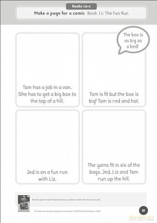 Phonic Books Moon Dogs Extras Set 2 Activities: Adjacent consonants and consonant digraphs (Phonic Books Catch Up Readers) - Phonic Books [KSIĄŻKA]