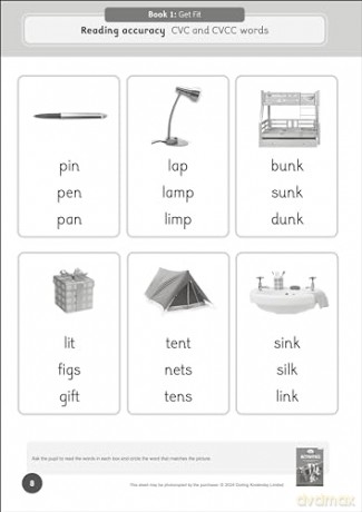 Phonic Books Pet Sitters Activities: Adjacent consonants and consonant digraphs, and alternative spellings for vowel sounds (Phonic Books Catch Up Readers) [KSIĄŻKA]