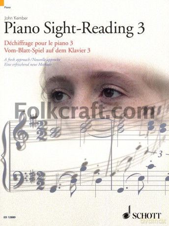 Piano Sight-reading: Pt. 3: A Fresh Approach (The Sight-Reading Series) - John Kember [KSIĄŻKA]