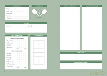 Pickleball: Match Tracker - Trey Sizemore [KSIĄŻKA]