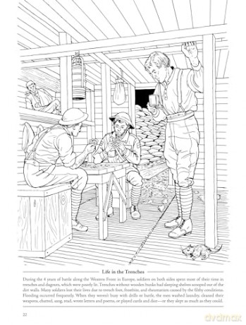 Picture the Past: World War I: Historical Coloring Book (Picture the Past Historical Coloring Books) - Gary Zaboly [KSIĄŻKA]