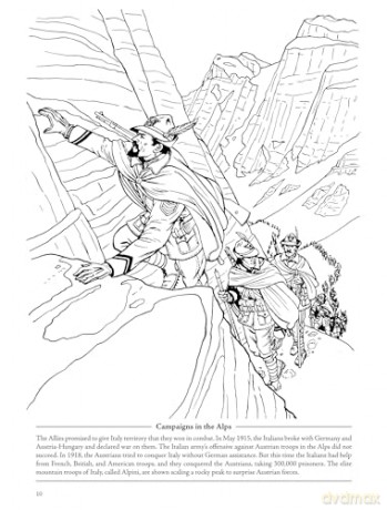 Picture the Past: World War I: Historical Coloring Book (Picture the Past Historical Coloring Books) - Gary Zaboly [KSIĄŻKA]