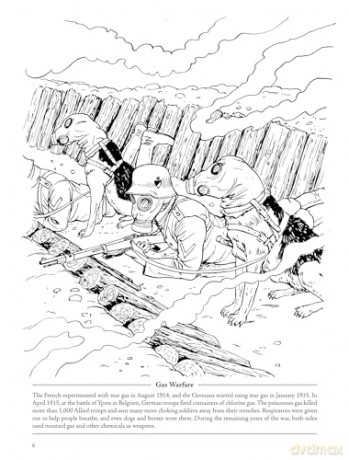 Picture the Past: World War I: Historical Coloring Book (Picture the Past Historical Coloring Books) - Gary Zaboly [KSIĄŻKA]