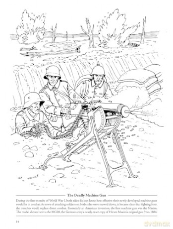 Picture the Past: World War I: Historical Coloring Book (Picture the Past Historical Coloring Books) - Gary Zaboly [KSIĄŻKA]