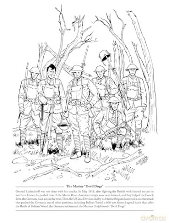 Picture the Past: World War I: Historical Coloring Book (Picture the Past Historical Coloring Books) - Gary Zaboly [KSIĄŻKA]