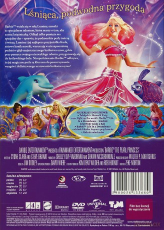 Barbie - Perłowa księżniczka. Edycja limitowana (HAIR CLIPS) [DVD]