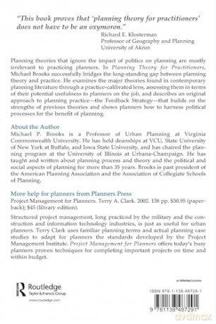 Planning Theory for Practitioners - Brooks [KSIĄŻKA]