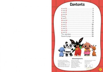 Play and Learn with Bing Alphabet: Bing-themed educational activity book for pre-schoolers learning about letters. [KSIĄŻKA]