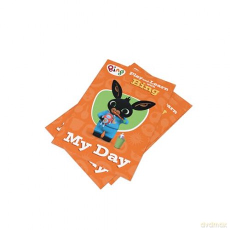 Play and Learn with Bing My Day: Bing-themed educational activity book for pre-schoolers learning about daily routines. [KSIĄŻKA]