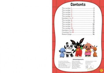 Play and Learn with Bing Numbers: Bing-themed educational activity book for pre-schoolers learning about numbers. [KSIĄŻKA]