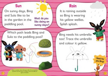 Play and Learn with Bing World Around Me: Bing-themed educational activity book for pre-schoolers learning about the world. [KSIĄŻKA]