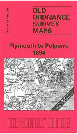 Plymouth to Polperro 1894: One Inch Sheet 348