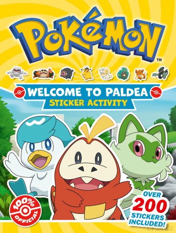 Pokémon Welcome to Paldea Epic Sticker: Explore Paldea in this 100% Official Sticker Activity Book. Brand New for 2024 and Perfect for Pokémon Fans! [KSIĄŻKA]