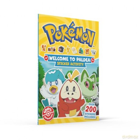 Pokémon Welcome to Paldea Epic Sticker: Explore Paldea in this 100% Official Sticker Activity Book. Brand New for 2024 and Perfect for Pokémon Fans! [KSIĄŻKA]