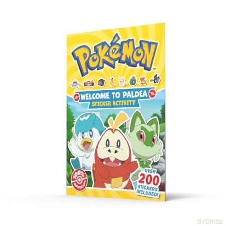 Pokémon Welcome to Paldea Epic Sticker: Explore Paldea in this 100% Official Sticker Activity Book. Brand New for 2024 and Perfect for Pokémon Fans! [KSIĄŻKA]