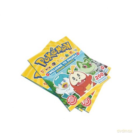 Pokémon Welcome to Paldea Epic Sticker: Explore Paldea in this 100% Official Sticker Activity Book. Brand New for 2024 and Perfect for Pokémon Fans! [KSIĄŻKA]