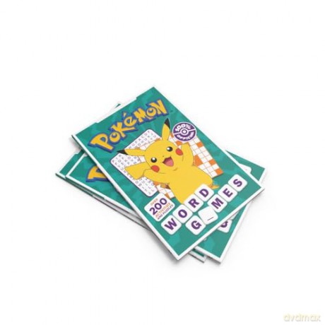 Pokémon Word Games: 100% official and new for 2024! Prove your Trainer skills by battling over 200 fun activities and puzzles. [KSIĄŻKA]