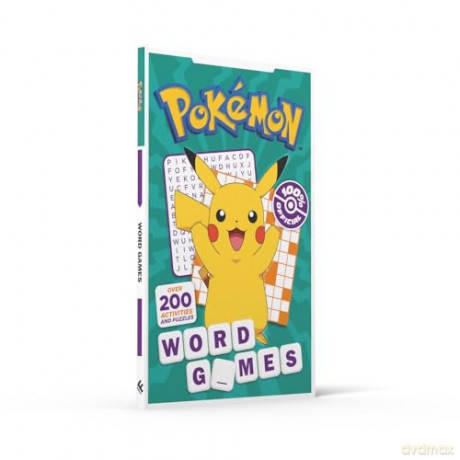 Pokémon Word Games: 100% official and new for 2024! Prove your Trainer skills by battling over 200 fun activities and puzzles. [KSIĄŻKA]