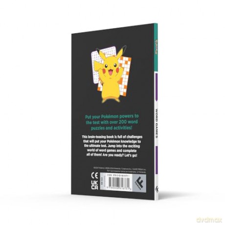 Pokémon Word Games: 100% official and new for 2024! Prove your Trainer skills by battling over 200 fun activities and puzzles. [KSIĄŻKA]