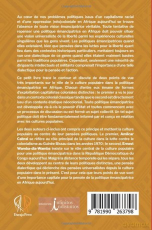 Politique et culture dans la pensée émancipatrice Africaine: Amilcar Cabral and Wamba Dia Wamba [KSIĄŻKA]
