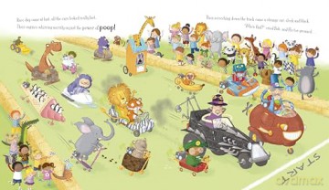 Poo in the Zoo: The Super Pooper Road Race (Poo in the Zoo, 5) - Steve Smallman [KSIĄŻKA]