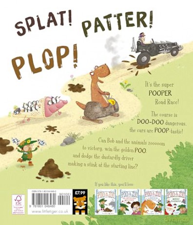 Poo in the Zoo: The Super Pooper Road Race (Poo in the Zoo, 5) - Steve Smallman [KSIĄŻKA]