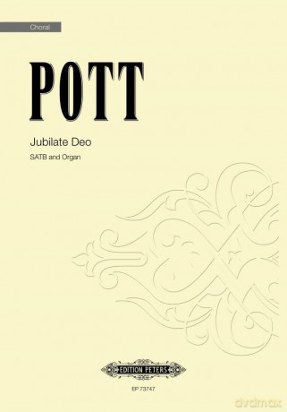 Pott: Jubilate Deo (Mixed Voice Choir and Organ) (EP73747) - Francis Pott [KSIĄŻKA]