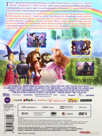 Czarnoksiężnik z Oz: Powrót Dorotki (booklet) [DVD]