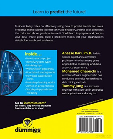 Predictive Analytics For Dummies, 2nd Edition - Anasse Bari [KSIĄŻKA]