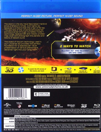 Nasz Wszechświat (Our Universe in 3D) [Blu-Ray 3D]+[Blu-Ray]