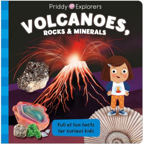 Priddy Explorers Volcanoes, Rocks and Minerals (Priddy Explorers, 1) - Roger Priddy [KSIĄŻKA]